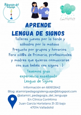 "Aprende lenguaje de signos"