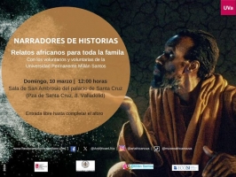 Narradores de historias en el Museo de Arte Africano Arellano Alonso