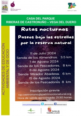 Paseos bajo las estrellas por la reserva natural