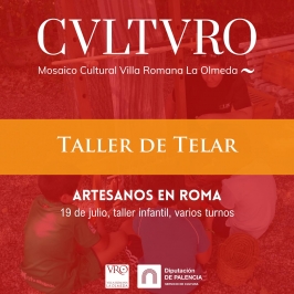 Taller infantil de "Telar" en la Villa Romana La Olmeda