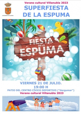 Fiesta de la Espuma en Villanubla