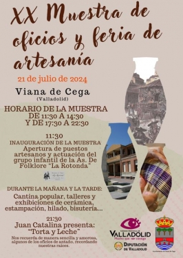 XX Muestra de Oficios y Feria de Artesanía en Viana de Cega