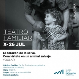 Teatro Familiar en el Museo de la Evolución Humana