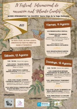 IV Festival Internacional de narración oral "Hilando Cuentos" en Santa Olaja de la Vega