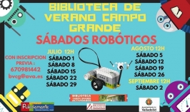 "Sábados Robóticos" en la Biblioteca del Campo Grande
