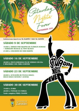 Actividades lúdicas y culturales "Saturday Nights Fever" en Zaratán