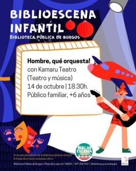 Kamaru Teatro presenta “Hombre ¡qué orquesta!”