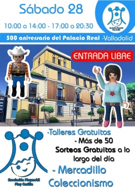 Talleres en la Exposición Playmobil en el Palacio Real de Valladolid