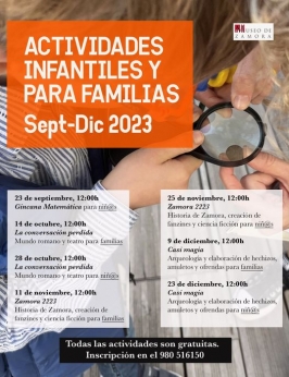 Actividad para familias en el Museo de Zamora