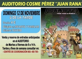 Tresbolillo presenta "Quijote para toda la familia"