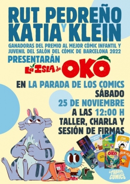 Presentación de La Isla de Oko en la Parada de los Cómics