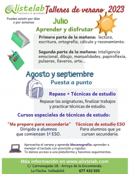 Talleres de Verano en Alistelab