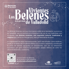 Belenes Vivientes en la Provincia de Valladolid 2024-25