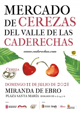 "Mercado de cerezas" en Miranda de Ebro
