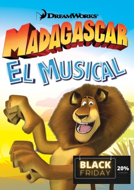 "Madagascar, el musical" en el Teatro Carrión