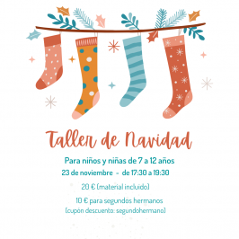 “Taller de Navidad” en la Librería La Marmota