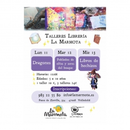 Talleres en la Librería La Marmota