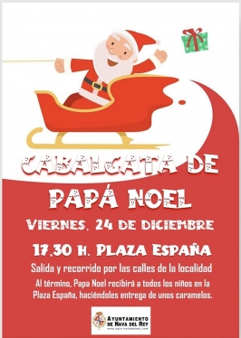 Cabalgata de Papá Noel en Nava del Rey