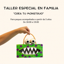 Taller "Crea tu monstruo" en la Librería La Marmota