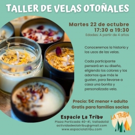 Taller de Velas Otoñales