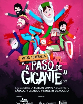 Rutas teatrales "A paso de gigante" en Zamora