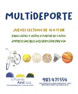 Multideporte en El Puente Azul