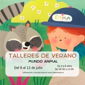 Taller de verano "Mundo animal" en La Marmota