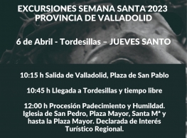 Excursiones Semana Santa "Tordesillas"