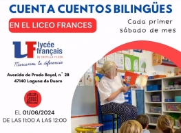 Cuentacuentos bilingües en el Liceo Francés de Laguna de Duero