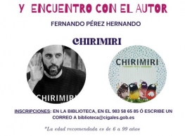 Fernando Pérez Hernando presenta “Chirimiri” en Cigales 