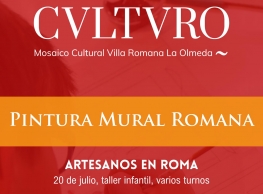 Taller infantil de "Pintura mural romana" en la Villa Romana La Olmeda