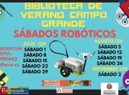 "Sábados Robóticos" en la Biblioteca del Campo Grande
