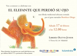 "El elefante que perdió su ojo" en Oletvm