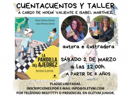 Cuentacuentos y taller en Oletvm