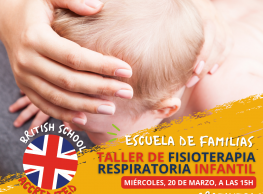 Taller gratuito de "Fisoterapia respiratoria" para familias en el Colegio Internacional de Valladolid