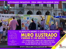"Muro Ilustrado" en la Feria del Libro de Valladolid