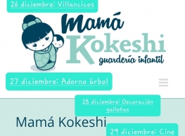 Talleres de Navidad en Mamá Kokeshi