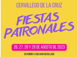 Fiestas Patronales y Semana Cultural en Cervillego de la Cruz