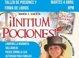 Taller de pociones y firma de libros "Initum Pociones"