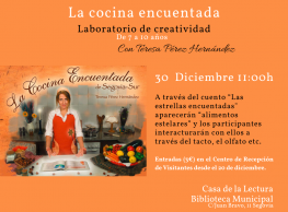 "La cocina encuentada" en la Casa de la Lectura