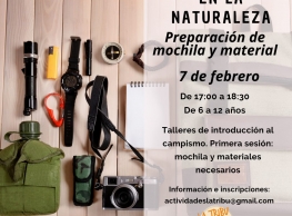 Supervivencia en la naturaleza: Preparación de mochila y material