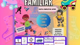 "Patinada familiar" en la Cistérniga