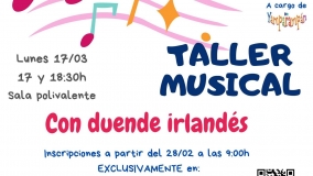 Taller Musical "Con duende irlandés" en la Biblioteca Pública de Castilla y León