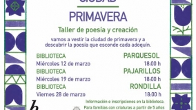 "Taller de poesía y creación" en las Bibliotecas Municipales de Valladolid