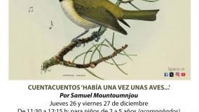 Cuentacuentos "Había una vez unas aves..." en el Museo de la Ciencia