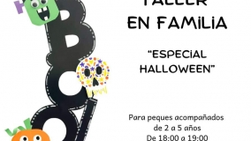 Taller en familia "Especial Halloween" en La Marmota