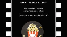 Taller en familia "Una tarde de cine" en La Marmota